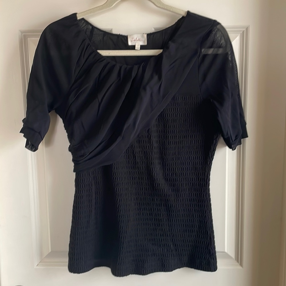 Black Fitted Top